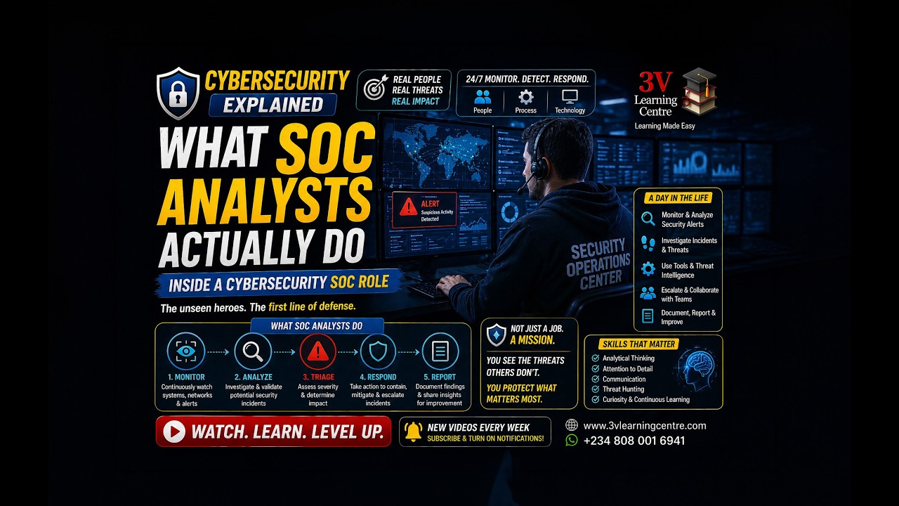 What SOC Analysts Actually Do | Inside a Cybersecurity SOC Role