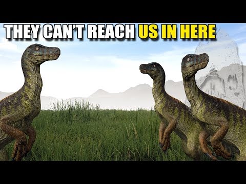 WE FIND A SECRET PLACE THAT THEY CANT REACH US !! | THE ISLE [GAMEPLAY]