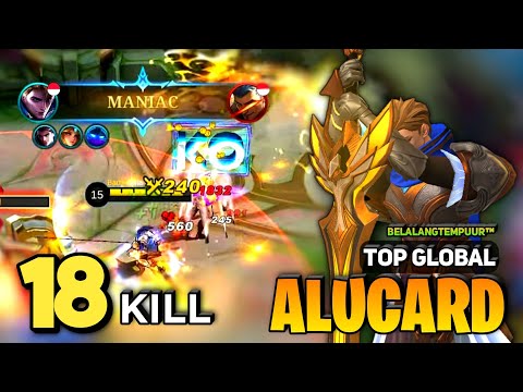 MANIAC! Alucard Best Build 2023 [ Alucard Gameplay Top Global ] By BelalangTempuuR™ - MLBB