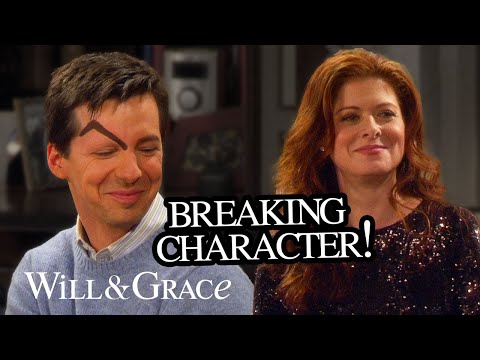 The LIVE episodes but it's just the cast breaking | Will & Grace