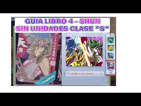 🔱Guía Leyenda de Caballeros🔱 - Libro 4 - SHUN -Caballero mas Bonito 6 - SAINT SEIYA AWAKENING GUIAS