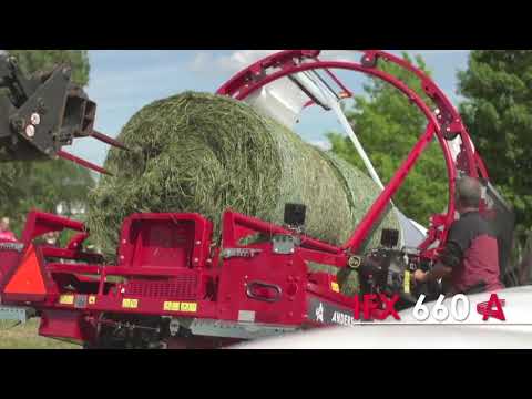 Inline Round Bale Wrappers
