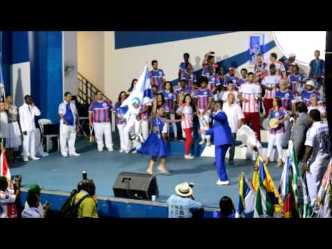 1º casal de mestre-sala e porta-bandeira da Tupy de Brás de Pina