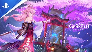 Genshin Impact - Trailer de la version 2.5 « Quand les sakura fleurissent » | PS4, PS5