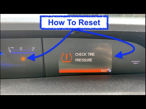 2012-15 Honda Civic TPMS Reset