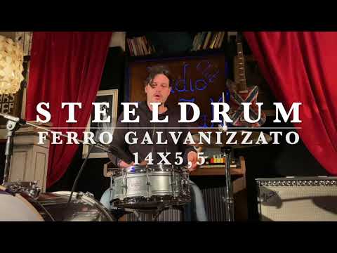 Steeldrum Snare Test @ Radio Zar Zak - Ferro Galvanizzato 14x5,5