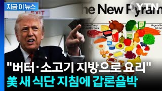"포화지방과의 전쟁 끝낼 것"...트럼프 정부의 새 식단 지침 [지금이뉴스] / YTN