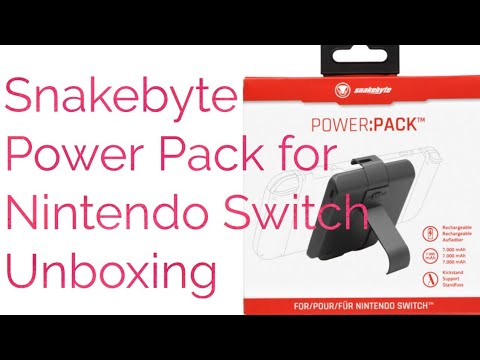 Snakebyte Power Pack for Nintendo Switch - Unboxing and Review