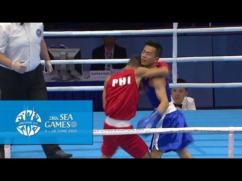 Boxing (Day 3) Men's Light Flyweight (46kg-49kg) Semifinals Bout 50 | 28th SEA Games Singapore 2015