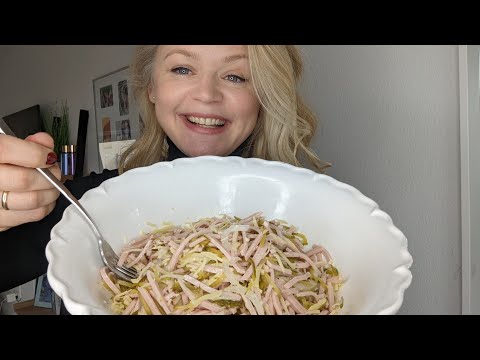 Schweizer Wurstsalat, lecker und schnell! Einfaches Rezept Wurstsalat