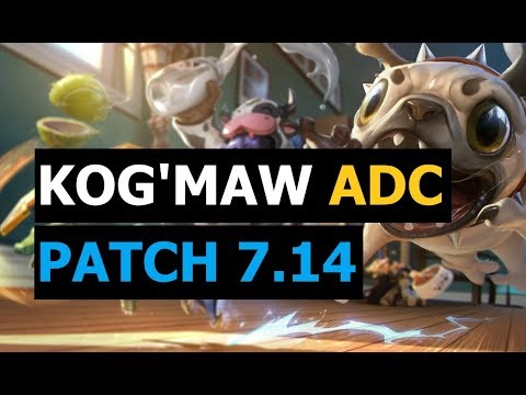 SKT T1 Bang Play Kog'Maw ADC Patch 7.14 Korean Pro Replays