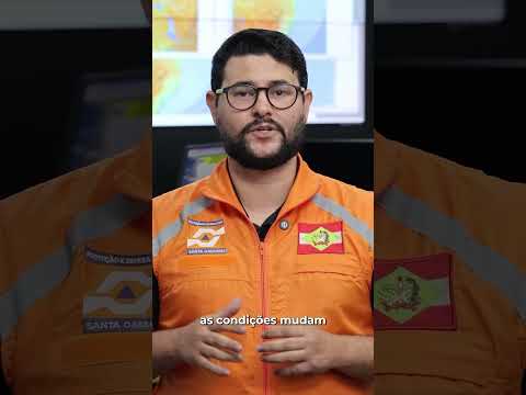 Semana começando com tempo nublado e temperaturas amenas em Santa Catarina.