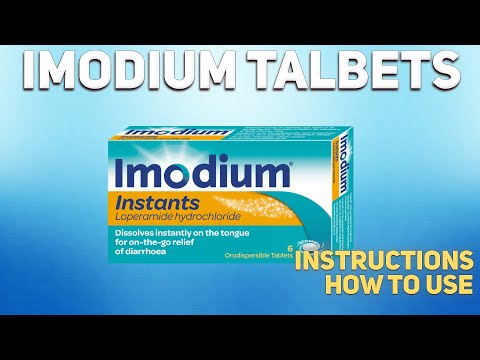 Imodium tablets how to use: How and when to take it, Who can't take Imodium. Diarrhea treatment