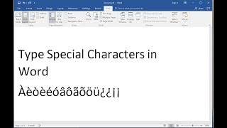 Type Spanish Letters in Microsoft WORD Without Changing Keyboard Layout
