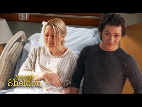 Mandy Gives Birth to Baby Constance | Young Sheldon