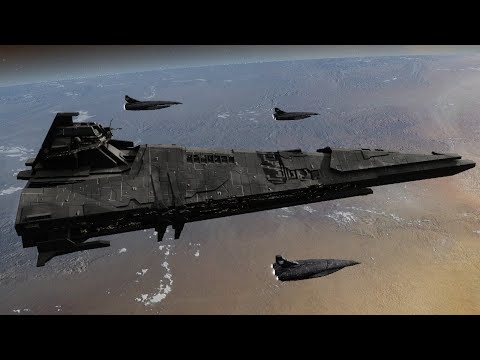 Epic Cinematic Space Battle: Sith Fleet vs Hutt Cartel - Empire at War Remake NPC Wars