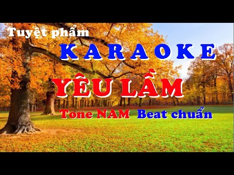 KARAOKE YÊU LẦM - LÝ HẢI - Karaoke Hoàng Đỉnh – Karaoke Beat chuẩn