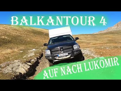 Self-built camper 4x4 380 HP V8 RAM across Bosnia part 4, 6 countries, wild camping near Lukomir!!