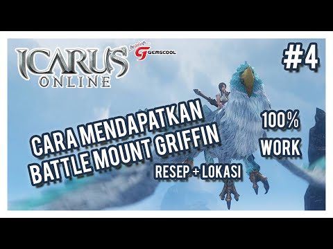 ICARUS ONLINE GEMSCOOL INDONESIA - CARA MENDAPATKAN / TAMING BATTLE MOUNT GRIFFIN YVOKE