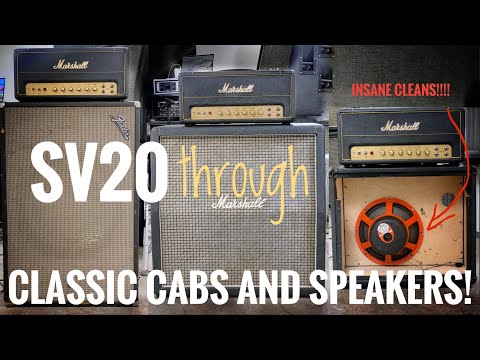 Marshall SV20H + JBL Speaker = Holy Grail Clean Tone!