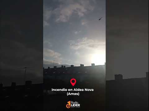 Incendio forestal en Aldea Nova (Ames)