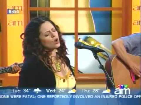 Kathryn Rose sings One Person on Canada AM