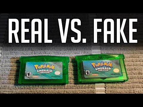 Echtes vs. gefälschtes Pokemon Emerald-Beispiel: Schnell und einfach: So erkennen Sie ein gefälsc...