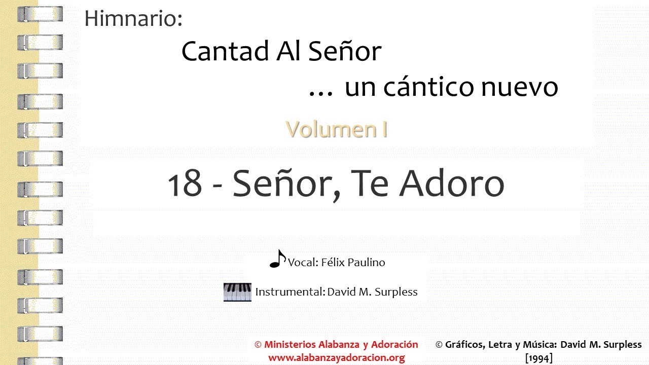 18 Señor, Te Adoro (Vocal)