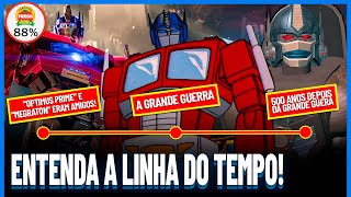 Entenda a Linha do Tempo de TRANSFORMERS (incluindo Animações)
