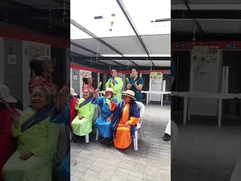 Novena de Navidad en el centro vida de Sandoná