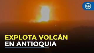 Impactantes imágenes: alerta en Antioquia por erupción de volcán en San Juan de Urabá