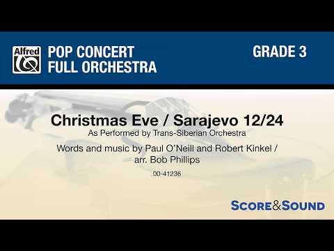 Christmas Eve/Sarajevo 12/24, arr. Bob Phillips – Score & Sound