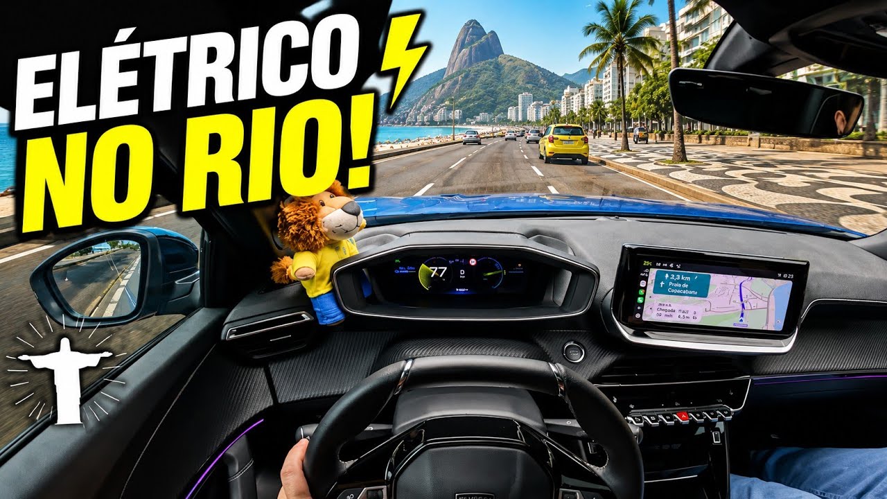 ROLÊ DE PEUGEOT E-2008 pelo RJ!! 😎