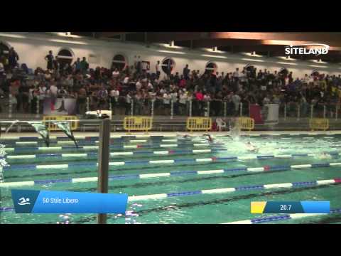 Serie 5 dei 50 Stile Libero  Assoluti Maschi Master - Campionati Regionali Master 2015 VENETO e FRI