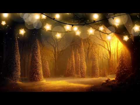 Snowy Night In The Forest With Calming Piano Music