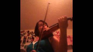 Between you and me by 4him on violin
