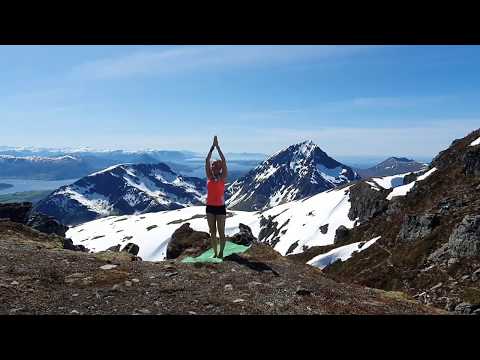 Hiking & Yoga in Norway in May. Troll Church and hiking over the edge of Trolltinden(Sandnestindene)