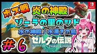 【ゼルダの伝説ティアーズオブザキングダム /女性配信】ボス戦　炎の神殿　ゾーラの里のシド