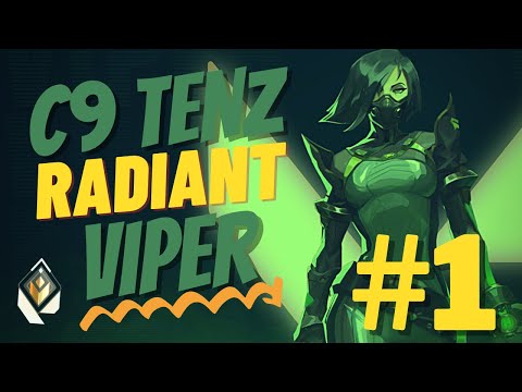 C9 TENZ RADIANT RANKED VIPER GAMEPLAY - VALORANT