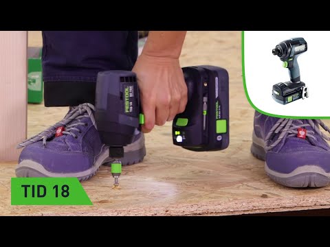 Verschrauben von OSB-Platten mit dem Akku-Schlagschrauber TID 18 (Festool TV Folge 197)