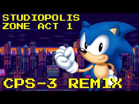 Sonic Mania - Studiopolis Zone act 1 (CPS-3 remix)