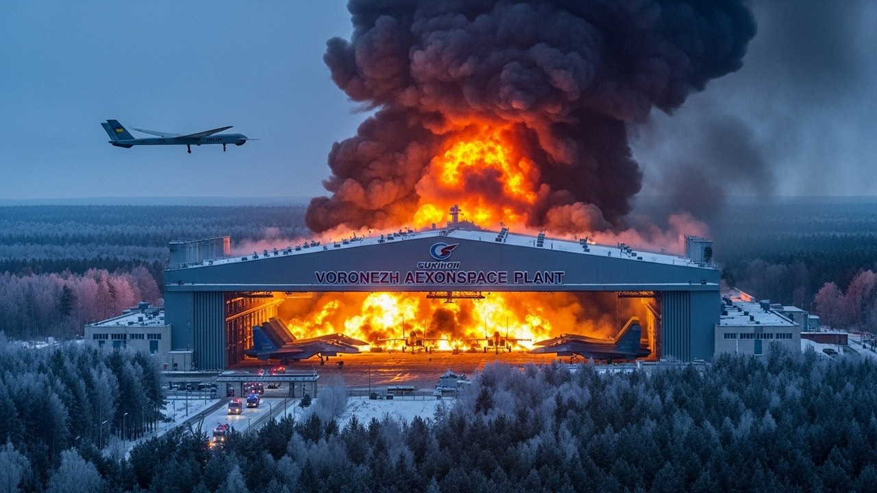 Ukraine DECOYS Russian Air Defenses — Then SMASHES $150M Su-35 Factory