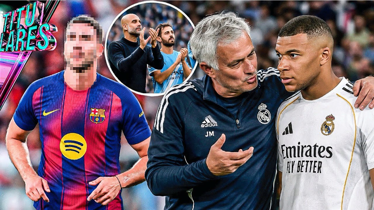 “Mourinho ya habló con Mbappe” | Ofrecen ‘killer’ al Barça |Preparan despedida en el City ¿De quién?