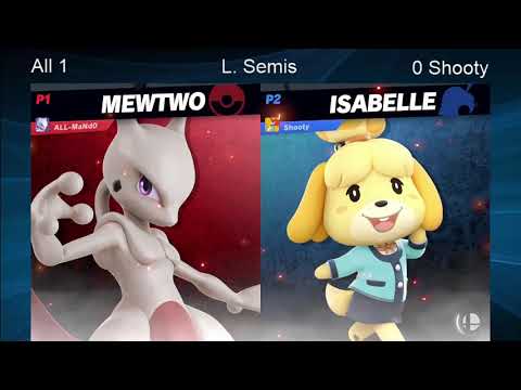 CWA Wifi Weekly 30 - Shooty (Isabelle, Lucas) vs All (Mewtwo) Losers Semifinals