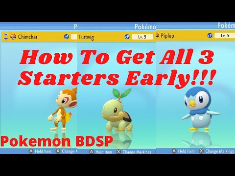 Pokémon Brilliant Diamond & Shining Pearl | Get All 3 Starters Early!