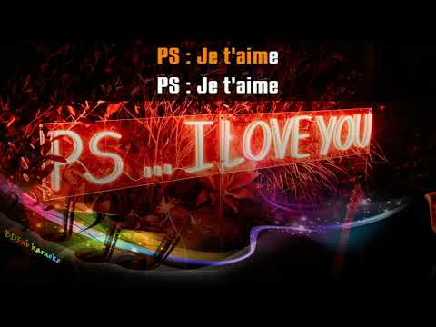 Christophe Willem - PS : Je t'aime (chœurs) (2022) [BDFab karaoke]