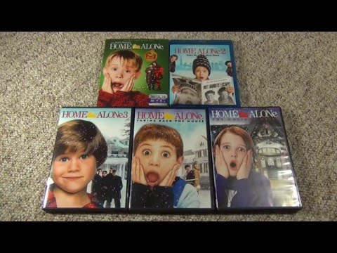 Home Alone Blu-Ray and DVD Collection and Unboxing the 4th Movie