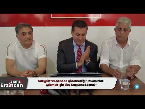 Sarıgül: ”25 Senede Çözemediğiniz Sorunları Çözmek İçin Size Kaç Sene Lazım”