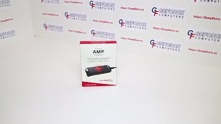 HyperX AMP USB SOUND CARD (HX-USCCAMSS-BK) - відео 1