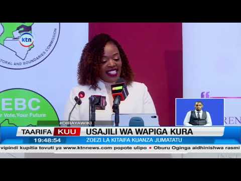 IEBC yazindua usajili wa wapiga kura, zoezi la kitaifa laanza Jumatatu